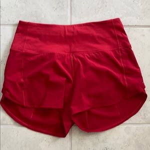 Lululemon High Rise Speed Up Short